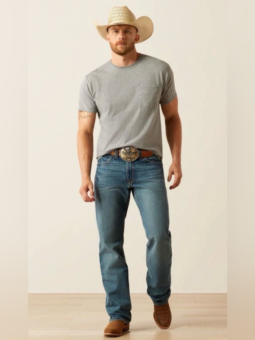 Ariat Men's M4 Relaxed Boot Cut Jeans 35 x 32